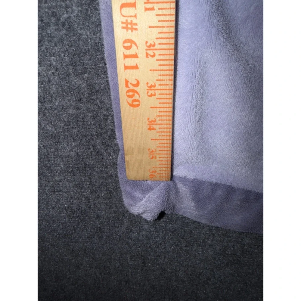 NoJo Lavender Purple Butterfly Plush Baby Blanket Fleece 30x40